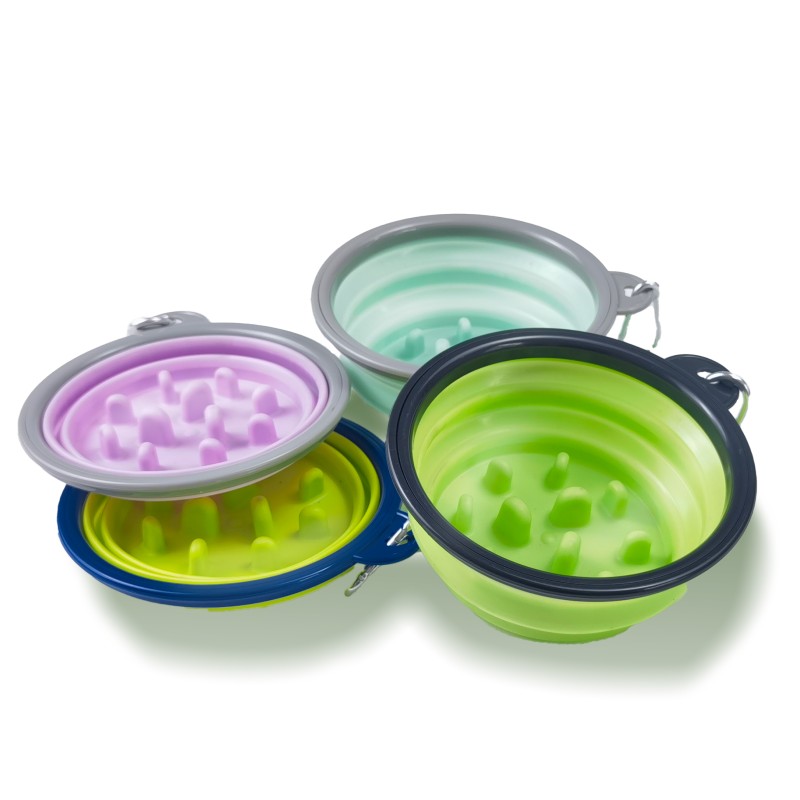 Travel Pet Bowl Supplier - 1L Collapsible Silicone Feeder