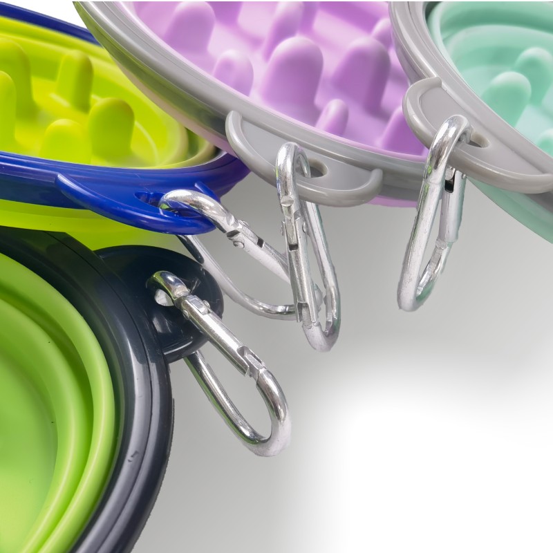 Travel Pet Bowl Supplier - 1L Collapsible Silicone Feeder