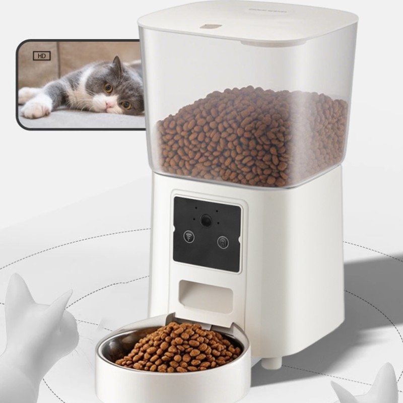 Pet Food Dispenser Factory - APP Control HD Camera