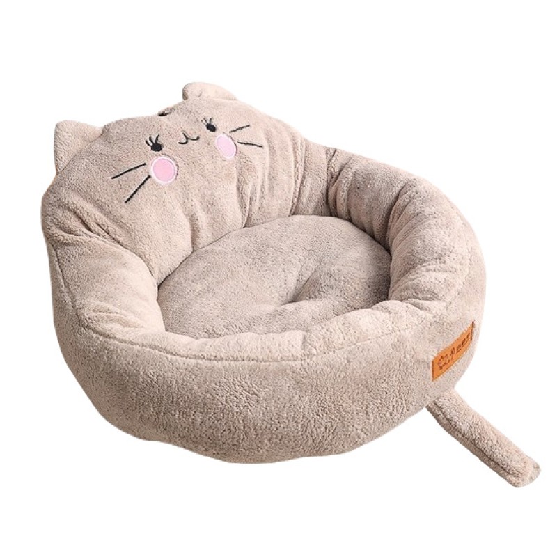 Cat Pet Bed Supplier - Coral Velvet Printed Breathable