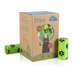 Dog Poop Bag Factory - 18 Rolls Green Dispenser Set