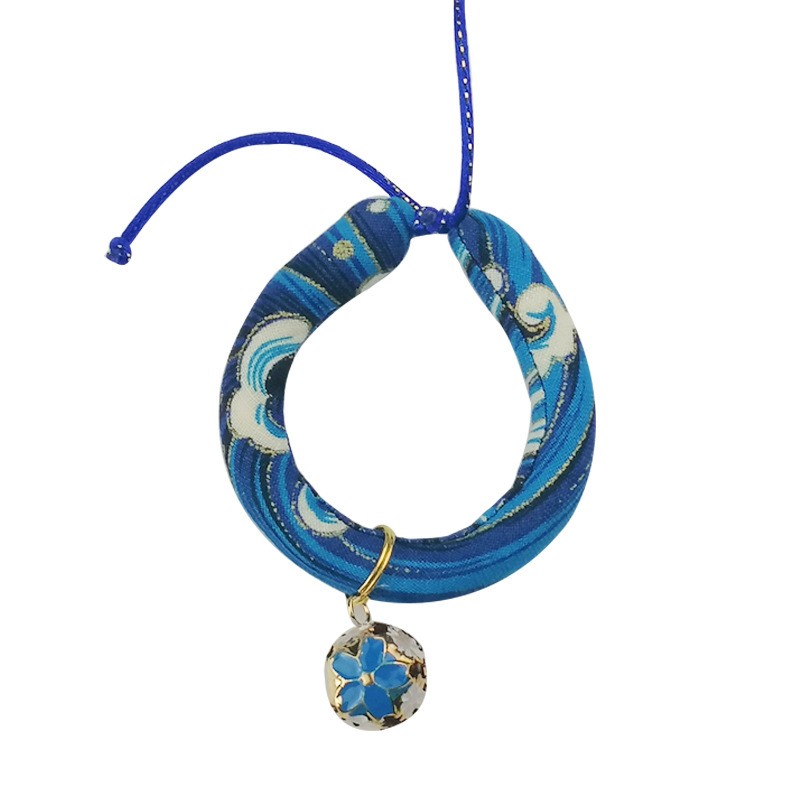 Cat Collar Supplier - Japanese Style Wind Bell Floral