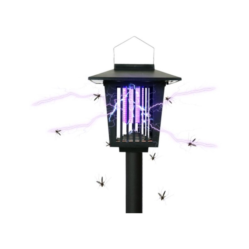 Mosquito Killer Lamp Supplier - Multi-function UV LED Solar Killer Lamp Super Bright Garden
