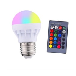 Smart LED Lamp Manufacturer - E27 Smart Colorful Music Bulb with Remote Control Indoor Lighting