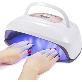 Professional Nail Lamp Manufacturer - ZJECOSUN GOLD PURPLE 150w Gel Dryer Manicure UV LED Lamp