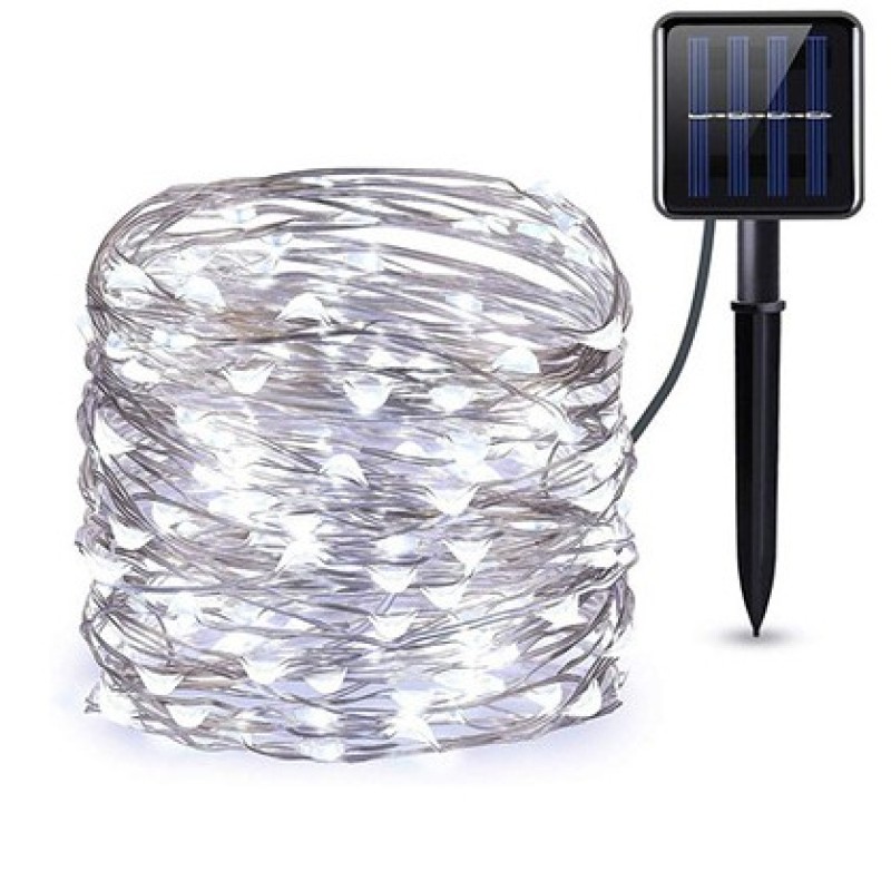LED String Lights Manufacturer - 20m 200 LED Solar String Lights 8 Modes for Park Wedding