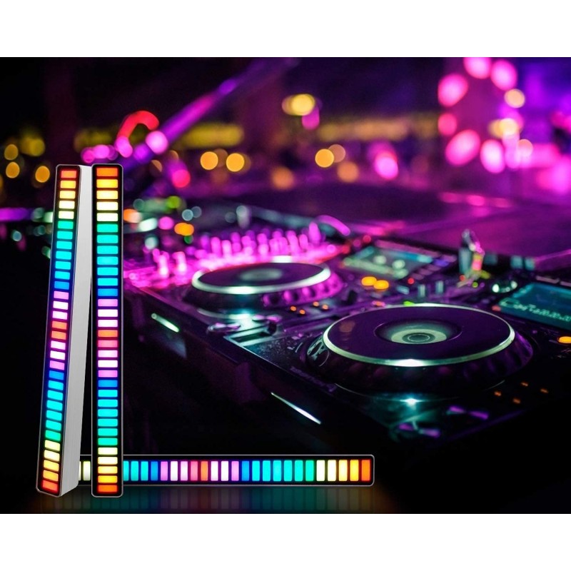 LED Sound Bar Factory - RGB Colorful Audio Bar Sound Control Rhythm Lights Music Level Lamp