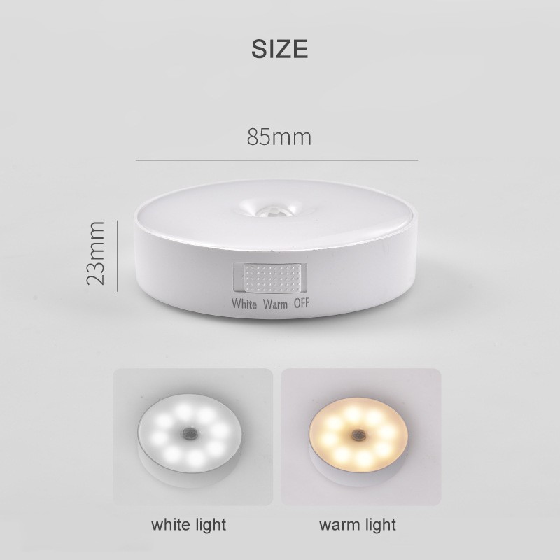 Motion Sensor Light Supplier - LED Human Body Induction Night Light for Home Aisle Cabinet