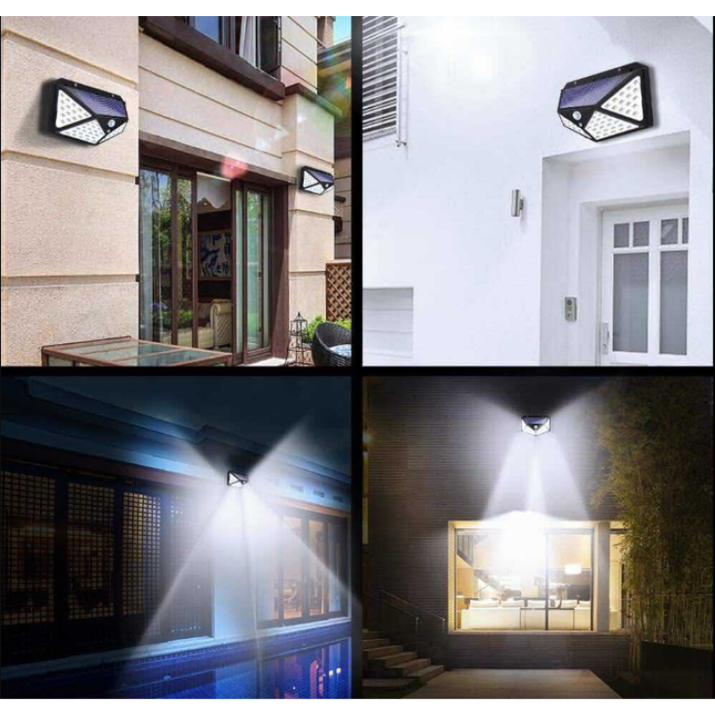 Solar Sensor Light Supplier - Hot Sell Outdoor Solar Motion Sensor 100 LED Light CE RoHS