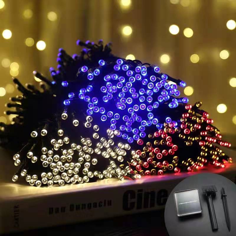 Solar Lights Supplier - Hot Sales Solar String Light 100 LED 12m 8 Modes Holiday Decoration