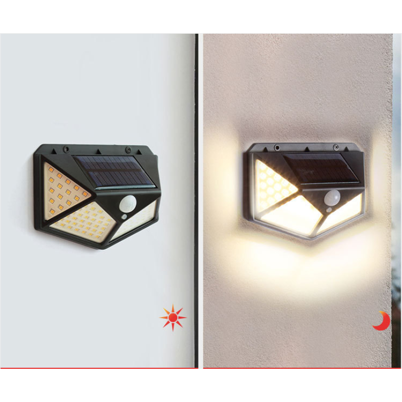 LED Sensor Light Supplier - Super Bright COB 76 LED Motion Light Outdoor Sensor Lamp CE RoHS