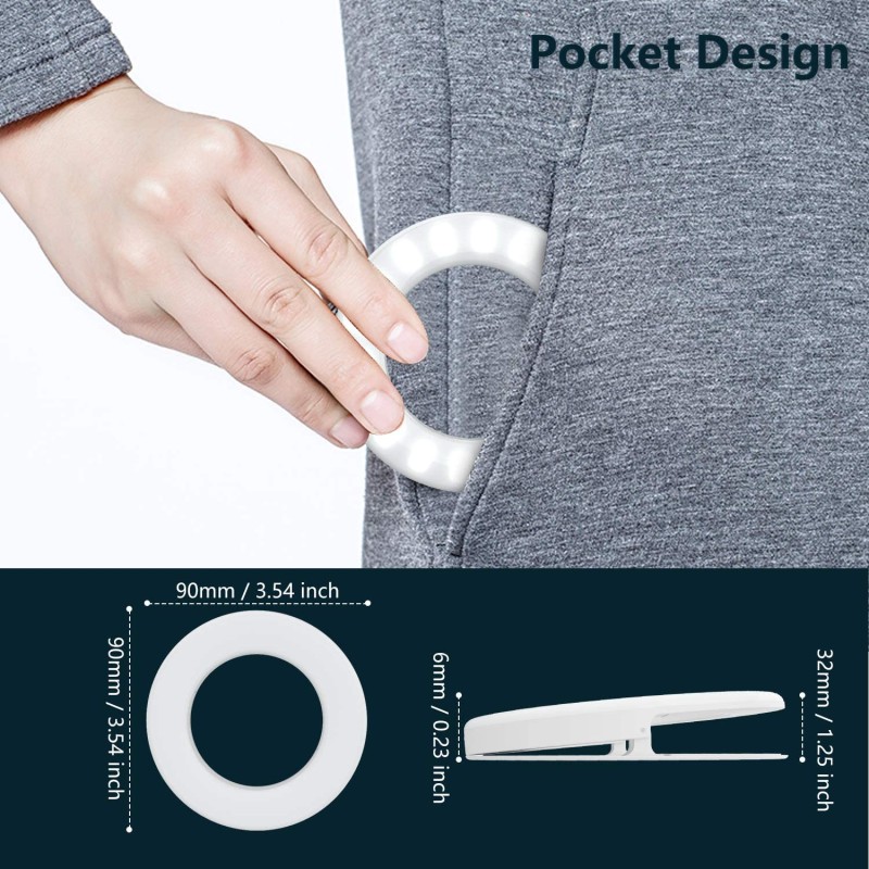 Selfie Ring Light Manufacturer - New LED Ring Light USB Rechargeable 40 LED 3-Level Brightness