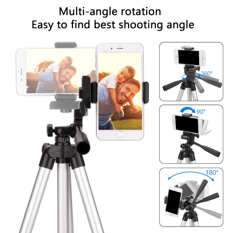 Camera Tripod Factory - Portable Professional Tripod with 3-Way Head Lightweight Aluminum
