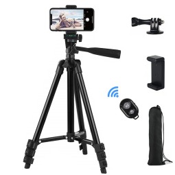 Camera Tripod Factory - Portable Professional Tripod with 3-Way Head Lightweight Aluminum
