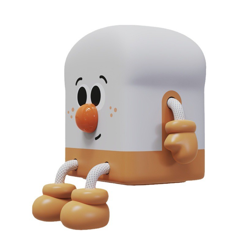 USB Night Light Factory - Rechargeable Touch Control Toast Lamp with Phone Stand Function