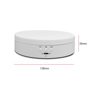 Display Turntable Manufacturer - 3 Speed Electric Rotating Stand 360 Degree Jewelry Holder