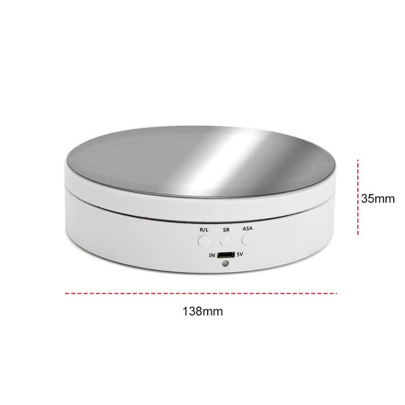 Display Turntable Manufacturer - 3 Speed Electric Rotating Stand 360 Degree Jewelry Holder