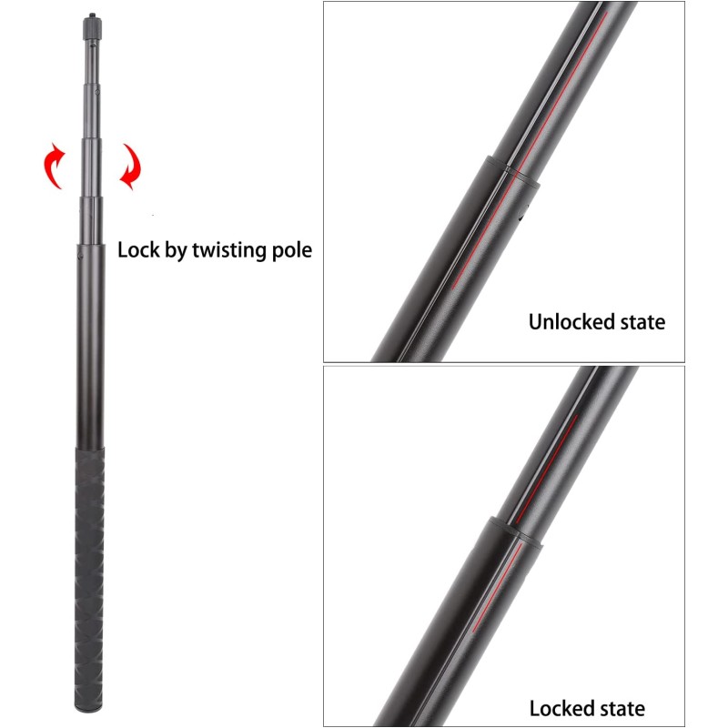 Selfie Stick Manufacturer - Invisible Extension Stick Adjustable Length for Camera Phone Vlogging