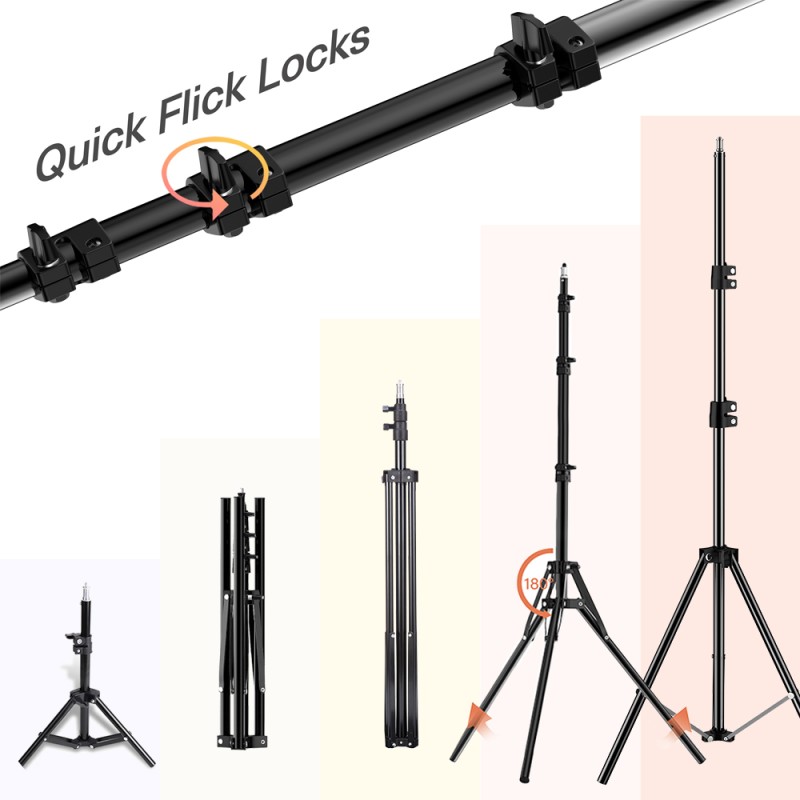 Phone Tripod Factory - Professional 50-210cm Desktop Tripod Stand for Phone Camera Photography