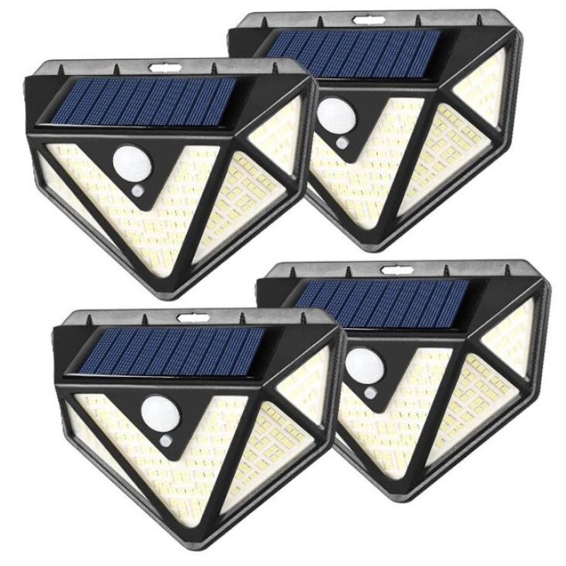 Solar Sensor Light Factory - 100 LED 3 Mode Motion Sensor Outdoor Wall Solar Light CE RoHS