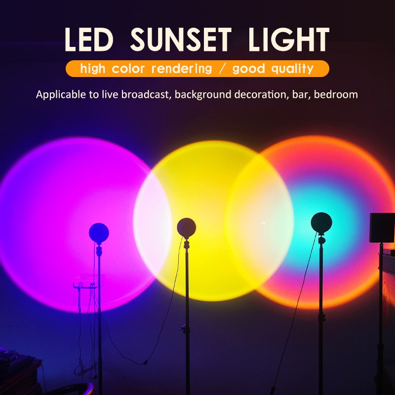 Sunset Projector Supplier - New Product Aluminum Alloy Sunset Projector Lamp LED Projection Light