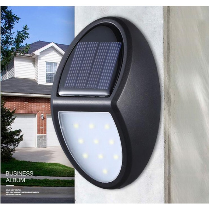 Solar Light Manufacturer - 10 LED Outdoor Sensor Wall Solar Light CE Certified Modern Design