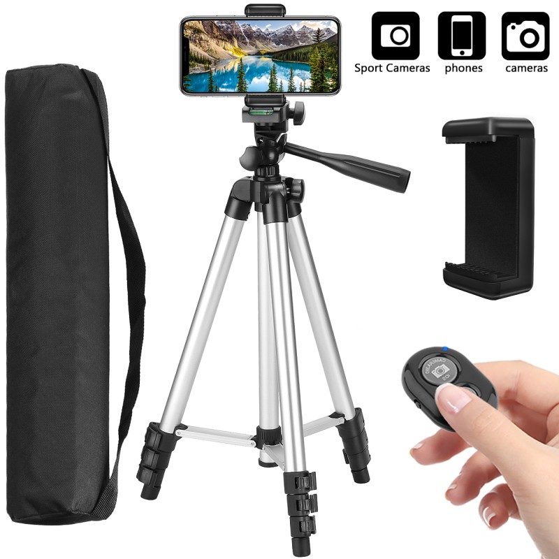 Phone Tripod Manufacturer - Lightweight Travel Desktop Tripod with Phone Holder Remote Control
