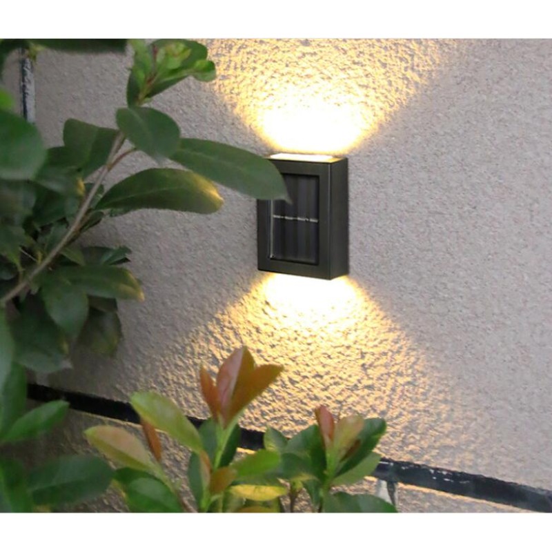 Decorative Wall Light Factory - Outdoor Solar Wall Lamp Waterproof Up Down Light Decorative