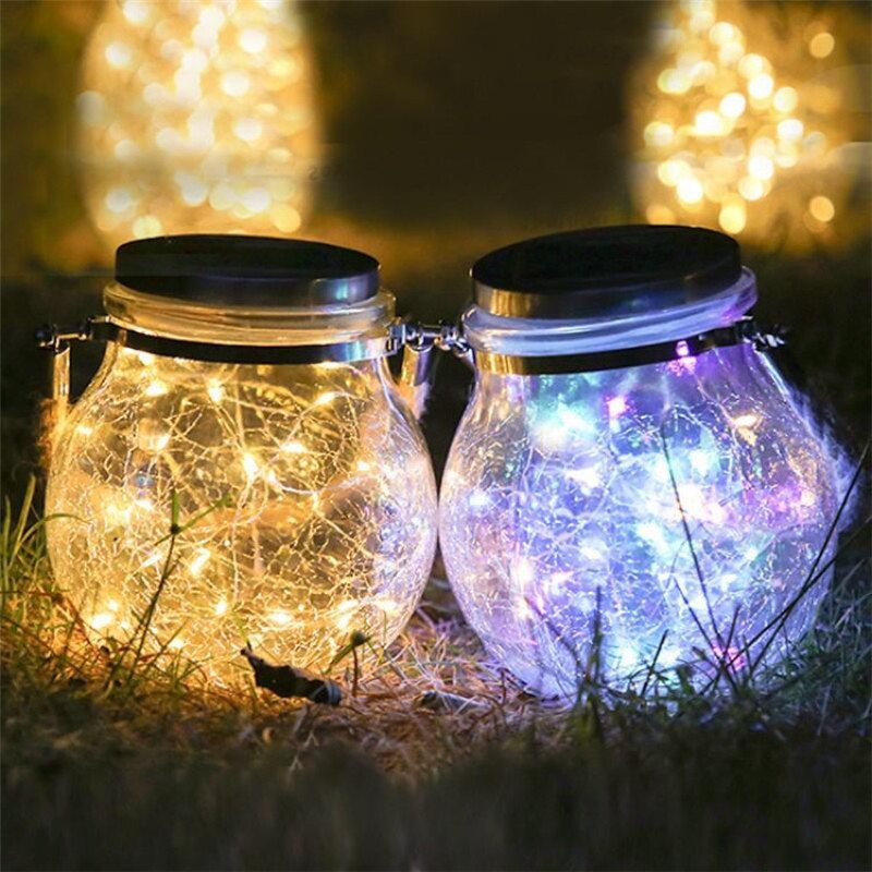 Cracked Lamp Supplier - Solar Cracked Glass Wishing Lamp Landscape Garden Waterproof Night Light