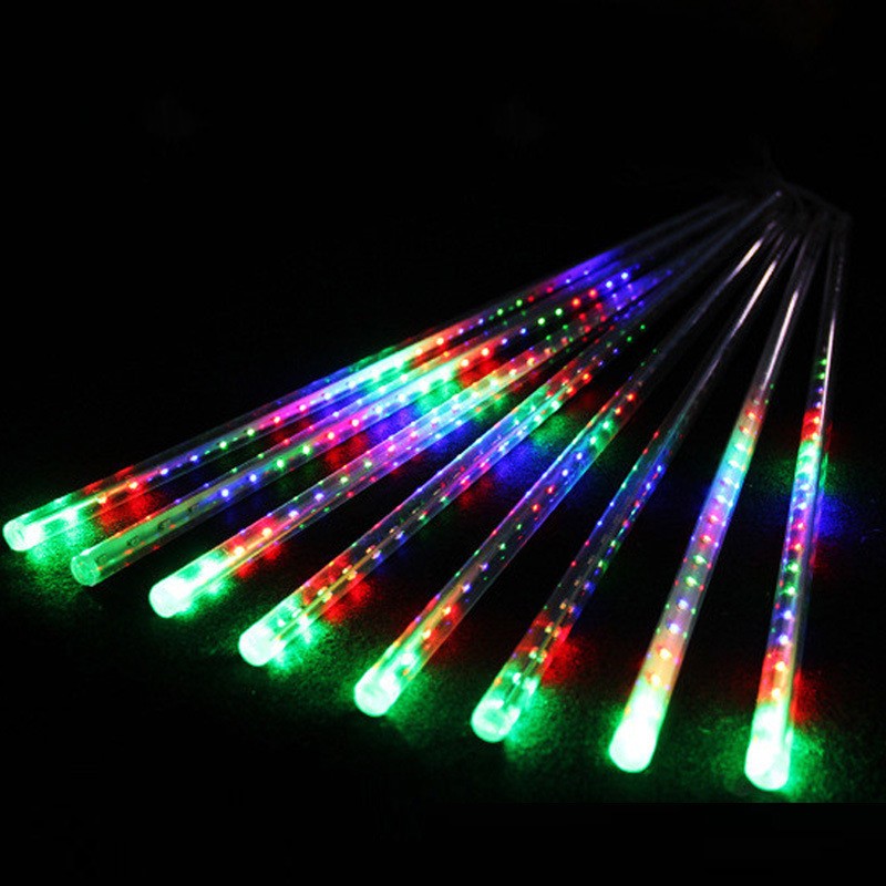 LED Tube Light Manufacturer - 50cm Meteor Shower Light with 8 Tubes Water Drop Highlight Strings