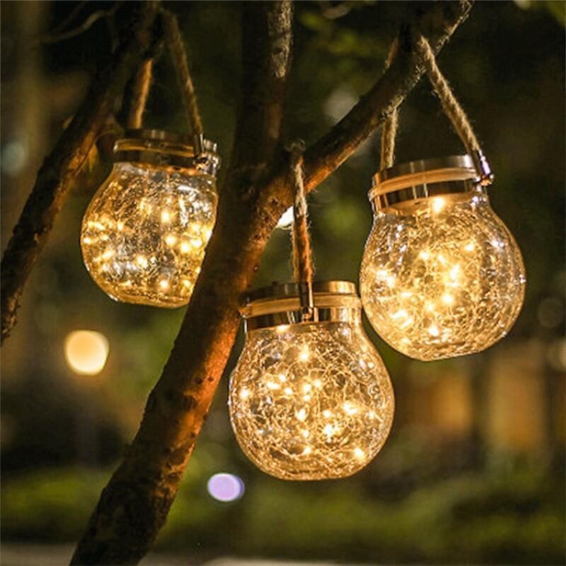 Cracked Lamp Supplier - Solar Cracked Glass Wishing Lamp Landscape Garden Waterproof Night Light