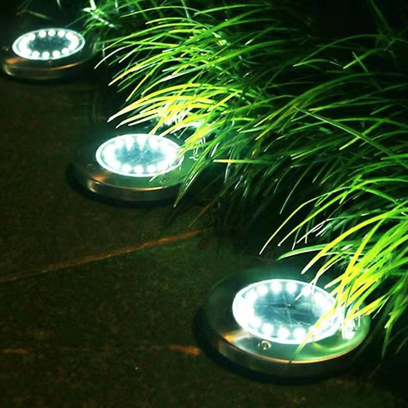 Decorative Solar Light Supplier - 8 LED Solar Garden Lights Colorful Landscape Hotel Decoration