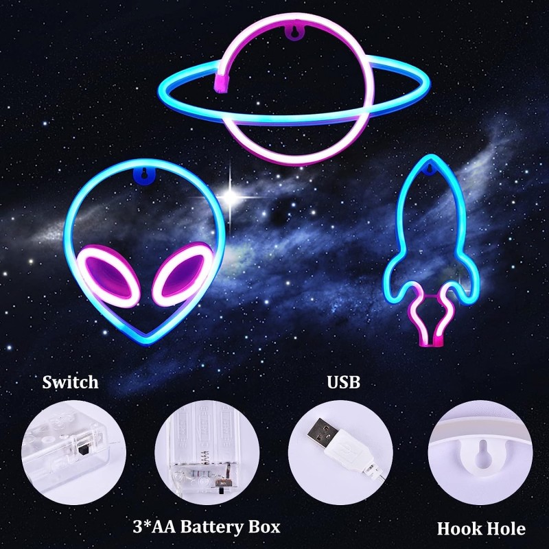 Neon Sign Light Supplier - Custom LED Neon Wall Sign USB Battery Operated Birthday Gift Art