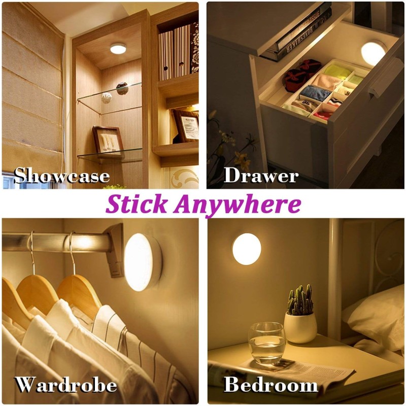 Motion Sensor Light Supplier - LED Human Body Induction Night Light for Home Aisle Cabinet