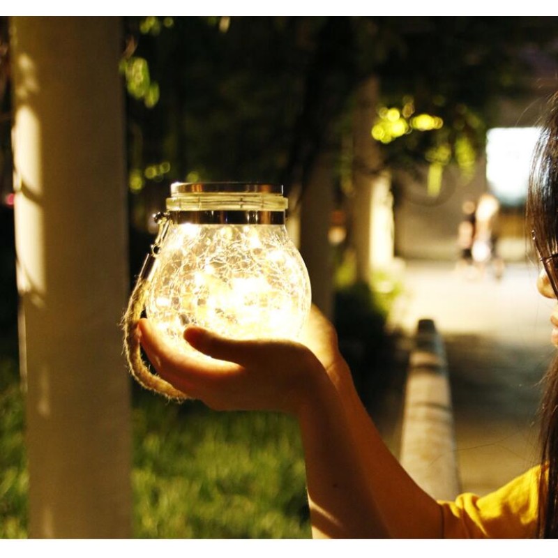 Cracked Lamp Supplier - Solar Cracked Glass Wishing Lamp Landscape Garden Waterproof Night Light