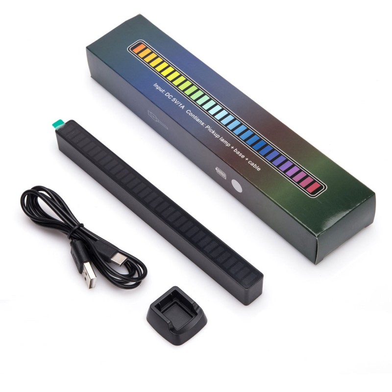 LED Sound Bar Factory - RGB Colorful Audio Bar Sound Control Rhythm Lights Music Level Lamp