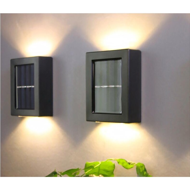 Decorative Wall Light Factory - Outdoor Solar Wall Lamp Waterproof Up Down Light Decorative