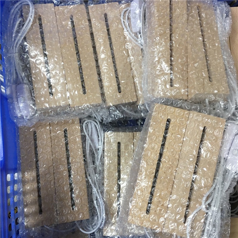 LED Display Base Supplier - Wooden Rectangle Light Base Dimmable Colorful Stand for Acrylic Crystal