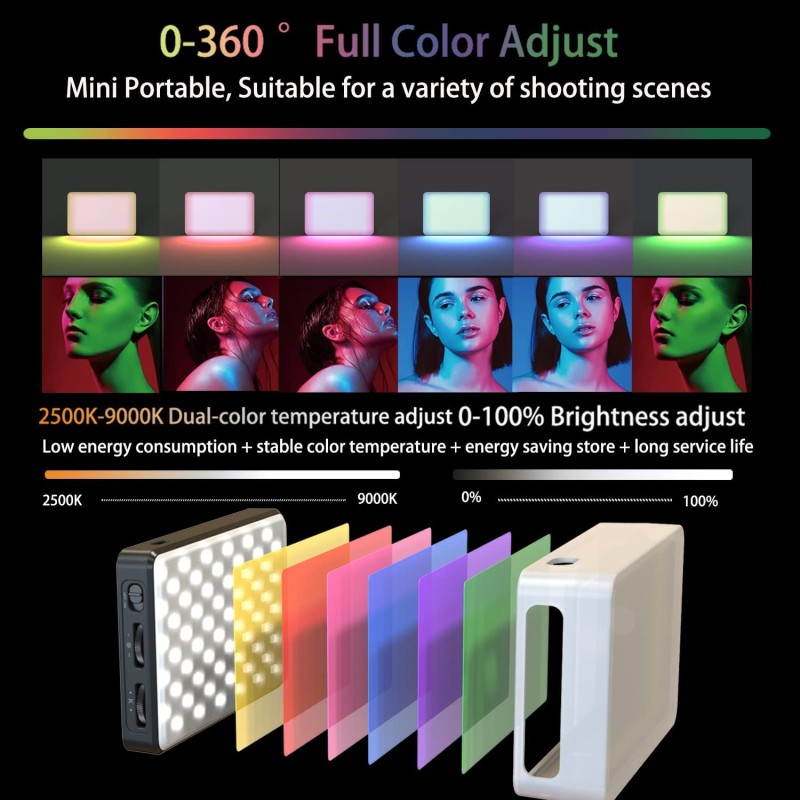 Clip Phone Light Supplier - Rechargeable 120 LED Selfie Light for Phone Pad Laptop Conference