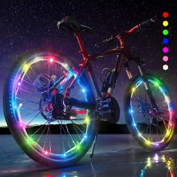 Bike Wheel Light Factory - LED Bicycle Wheel Lights USB Rechargeable Waterproof Spoke Lamp