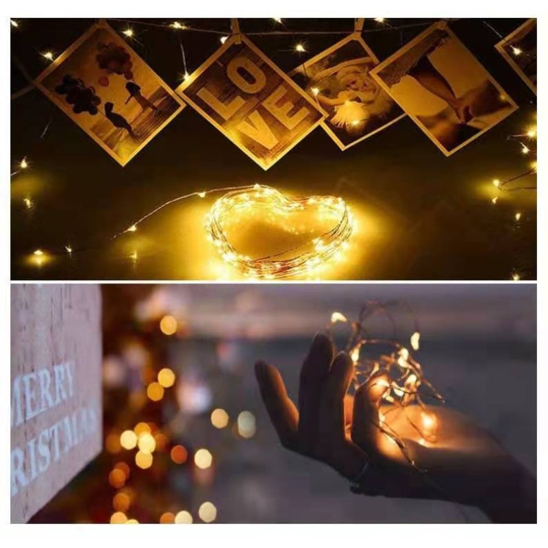 LED String Lights Manufacturer - 20m 200 LED Solar String Lights 8 Modes for Park Wedding