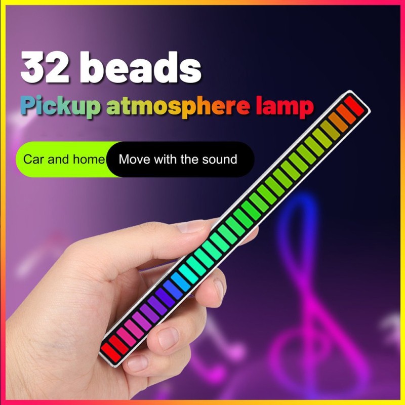 LED Sound Bar Factory - RGB Colorful Audio Bar Sound Control Rhythm Lights Music Level Lamp