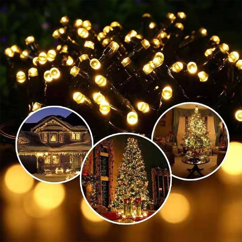 Solar Lights Supplier - Hot Sales Solar String Light 100 LED 12m 8 Modes Holiday Decoration