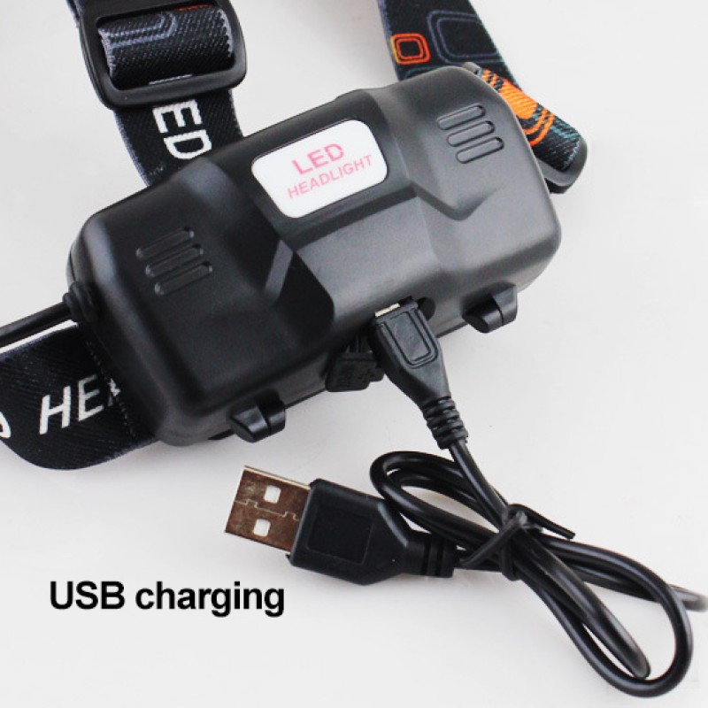 Headlamp Flashlight Factory - USB Rechargeable LED Head Lamp Waterproof for Camping Hunting