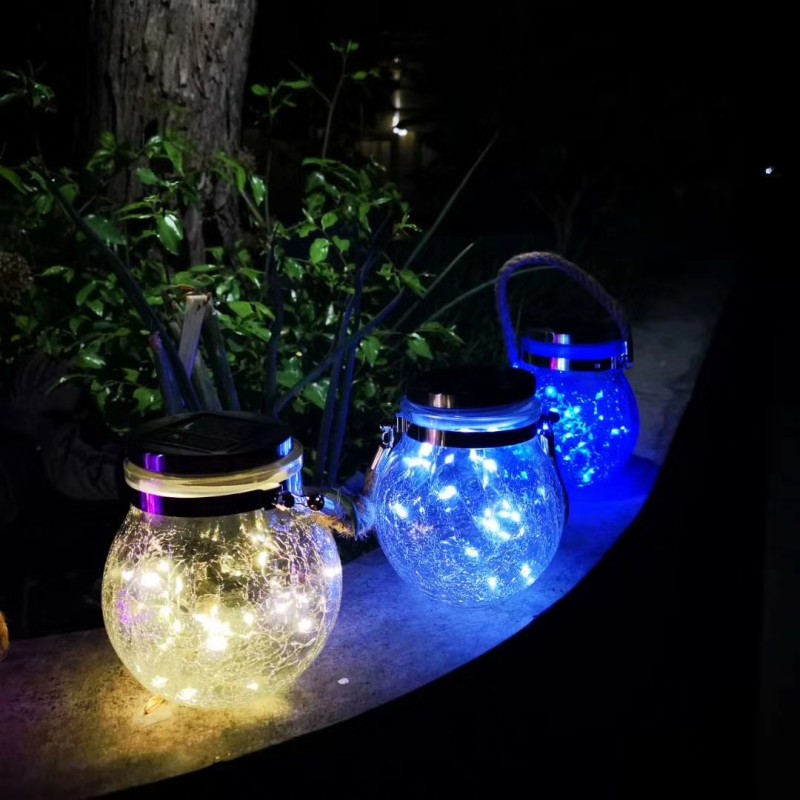 Cracked Lamp Supplier - Solar Cracked Glass Wishing Lamp Landscape Garden Waterproof Night Light