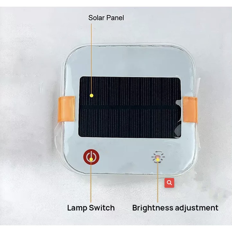 Camping Lantern Supplier - 2024 Outdoor Collapsible LED Solar Inflatable Lantern Emergency Light