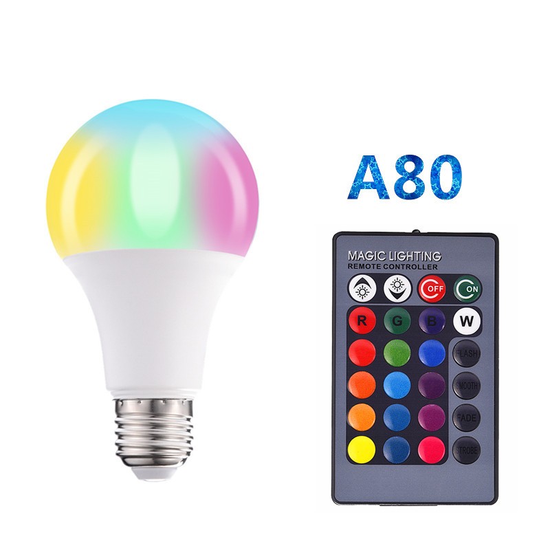 Smart Bulb Factory - Remote Control Color Changing E27 E26 Bulb for Bar Party Events