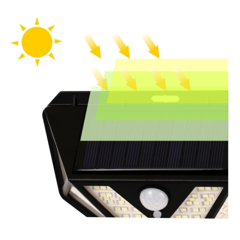 Motion Sensor Light Manufacturer - 166 LED High Bright 3 Mode Body Sensing Lamp CE EMC Certified