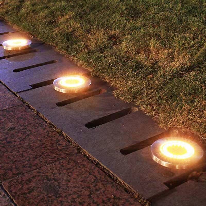 Decorative Solar Light Supplier - 8 LED Solar Garden Lights Colorful Landscape Hotel Decoration