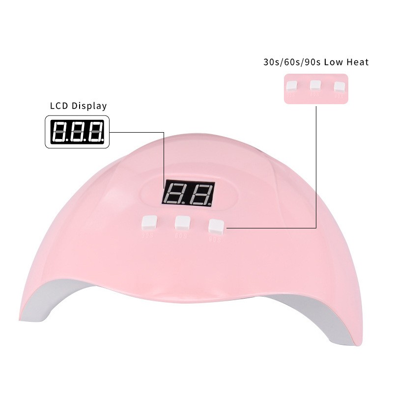 Portable Nail Lamp Supplier - 54W 18pcs Professional Fast Cure Nail Dryer for Acrylic Gel